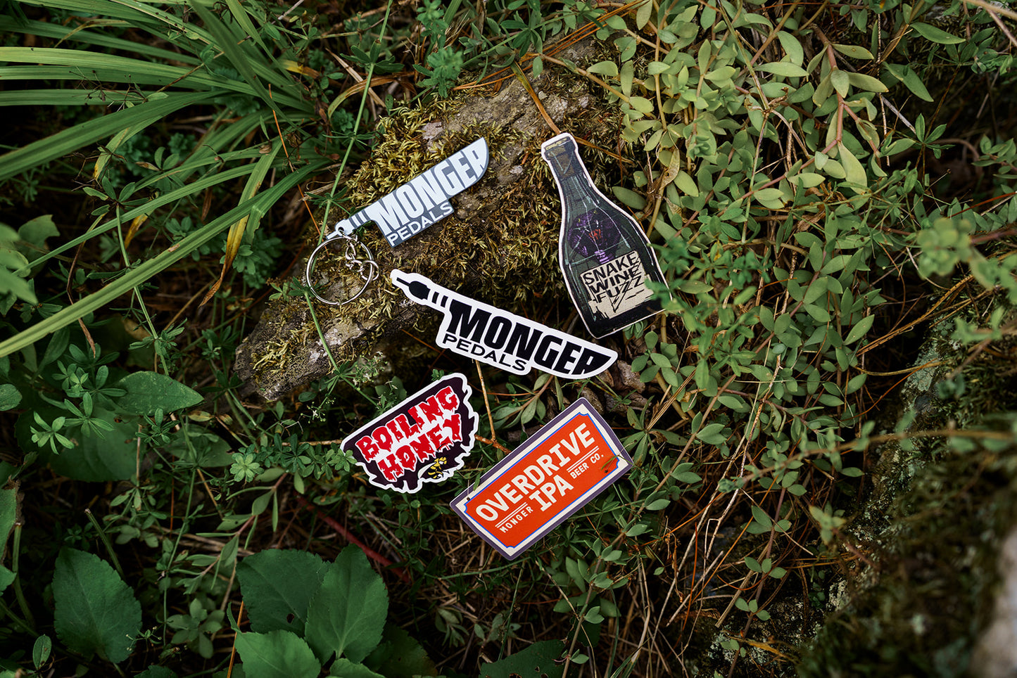 Monger Pedals Sticker Pack