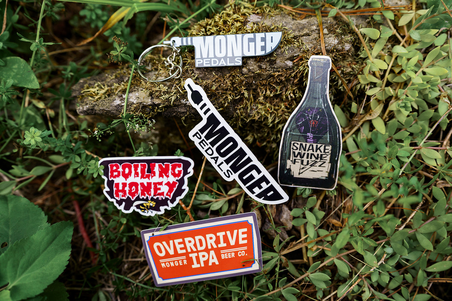 Monger Pedals Sticker Pack