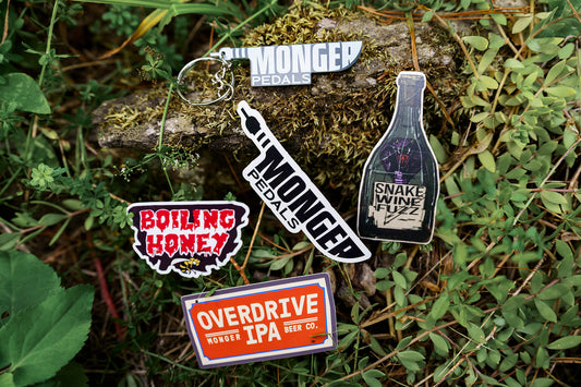 Monger Pedals Sticker Pack