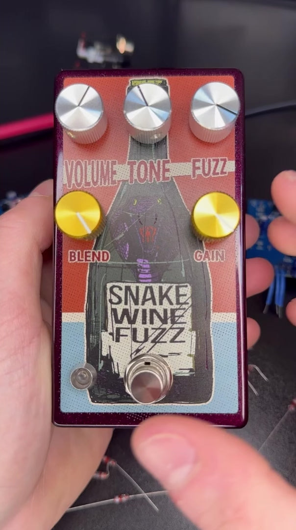 Snake Wine Fuzz Limited Edition Violet Germanium – Monger pedals