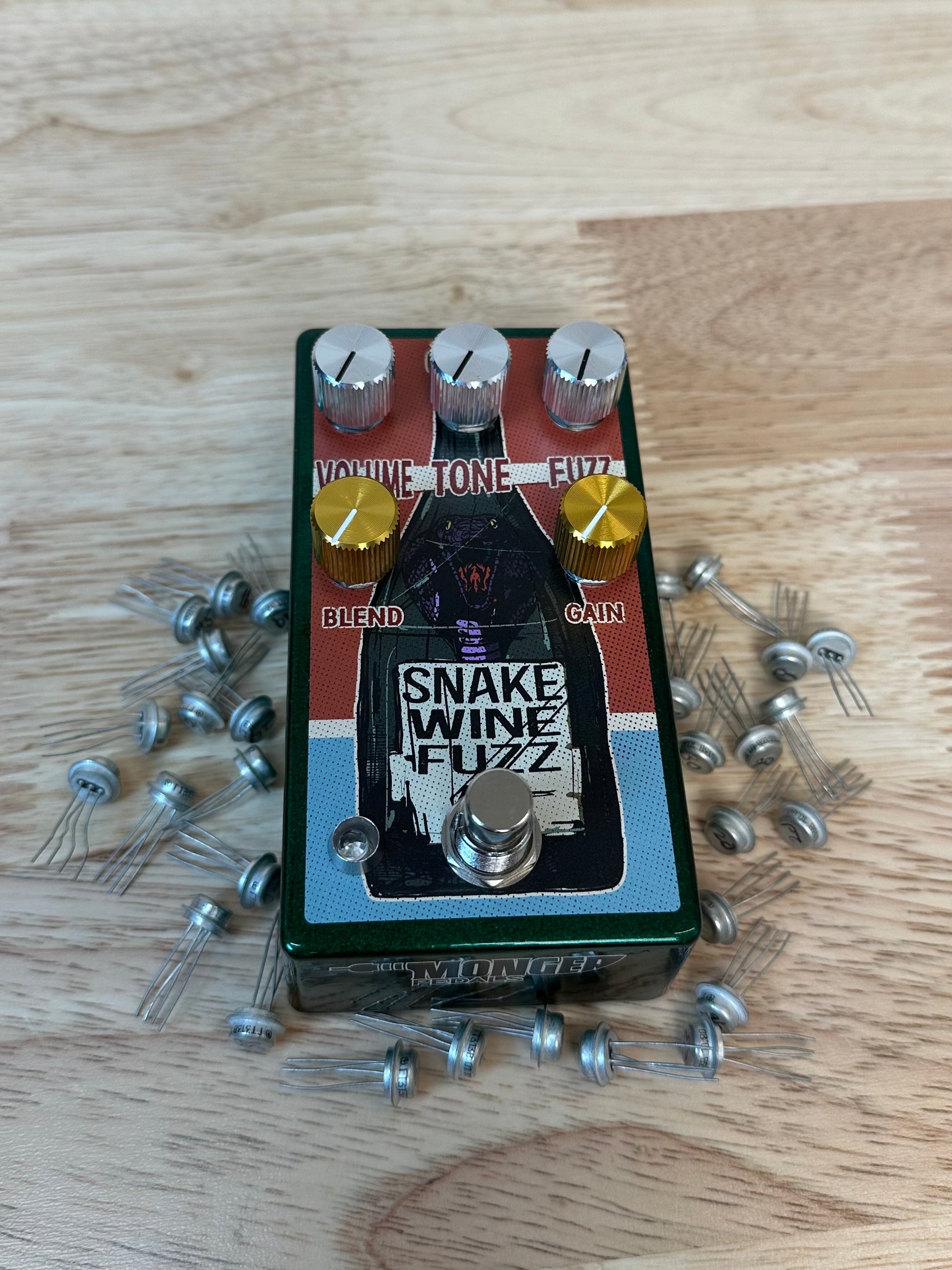 fuzz guitar pedals Germanium Snake Wine Fuzz
